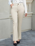 Straight-leg Work Pants, Casual Commute Dress Pants