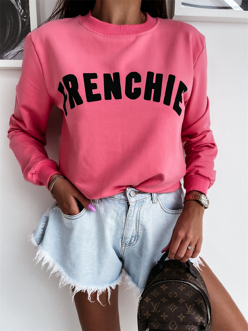 Round Neck Capless Urban Casual Pullover Sweater