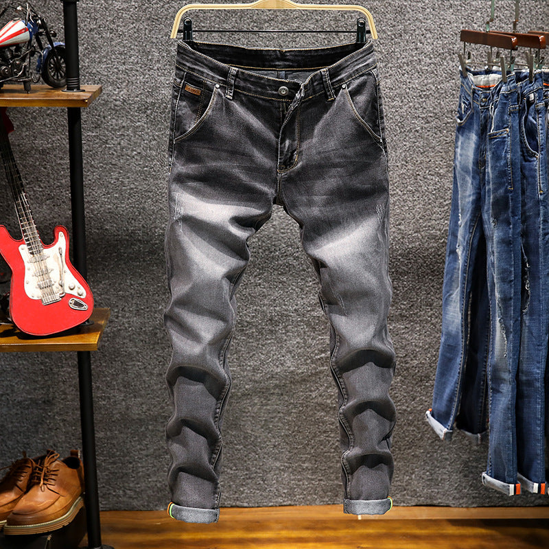 New Stretch Mid-rise Jeans For Men